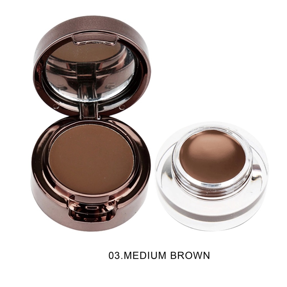 Eyebrow Powder & Gel - Medium Brown
